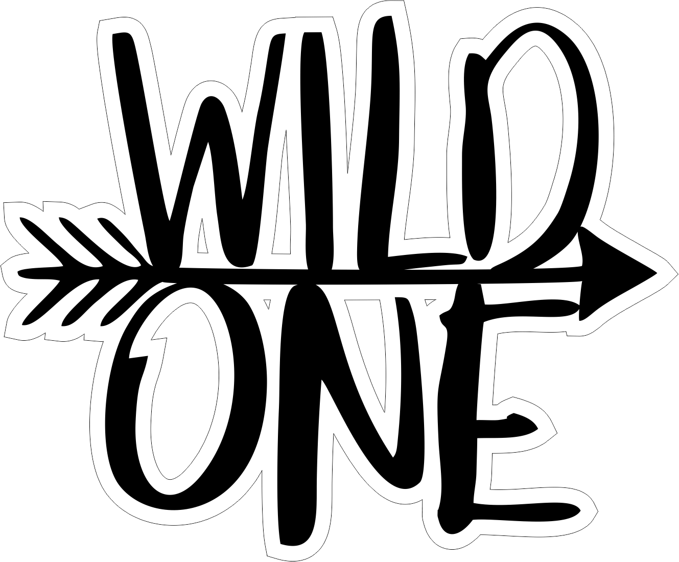 Wild one. Mixed Media & Collage Paint & Canvas